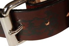 Vertebrae Leather Belt 5 small