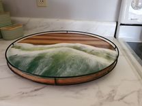 Beautiful Greens Lazy Susan 2 small