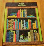 Custom Bookcase Bookworm Book Quilt 1 small