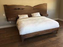 Solid American Black Walnut Bed 1 small