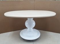 Oval Dining Room Or Breakfast Banquette Table 1 small