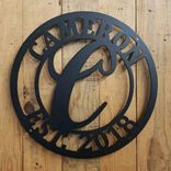 Name Established Monogram Sign 2 small