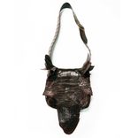  American Alligator Leather Messenger Bag 2 small
