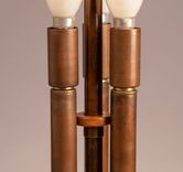 Orange Tri-Light Table Lamp 3 small