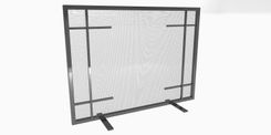 Metal Fireplace Screen (Ainsley) 1 small