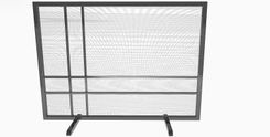 Metal Fireplace Screen (Asher) 2 small