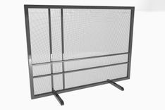 Metal Fireplace Screen (Asher) 1 small