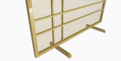 Metal Fireplace Screen (Asher) 3 small