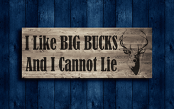 "Custom Wood Hunting & Fishing Signs – Rustic Outdoorsman Decor" | Starting at $87 2 small