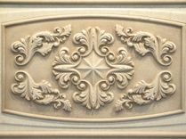 Classic Carved Limestone Decorative 16" x 23" Relief Backsplash Insert Panel 3 small