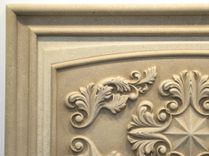 Classic Carved Limestone Decorative 16" x 23" Relief Backsplash Insert Panel 5 small