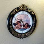 Romantic Cherub Clock Whimsical Cherubs Wall Clock 2 small