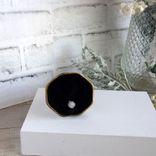 Vintage Checked Porcelain Bell Courtly Check Style Figurine 2 small