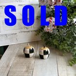 Elegant Checks Salt And Pepper Shakers Buffalo Check Kitchen Decor 1 small