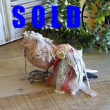 Crowned Bird Statue Romantic Shabby Chic Decor 1 small