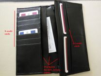 Modern Breast Pocket Wallet Made in Italy 2 small