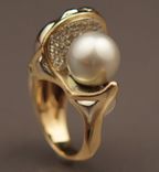 South Sea Peal and Diamond Ring 1 small