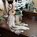 Custom Utensil Jar Storage Canister Vintage Honey Bee 4 small