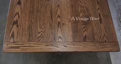 Wooden X Style Trestle Table/ Farm Table / Trestle Farm Table 6 small