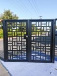Escondido Dual Entry Metal Gate #4204 R. O. width 72" by 72"H 2 small