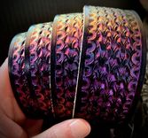 Custom stamped leather belts  4 small