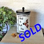 Pet Humor Dog Treat Jar Dog Biscuit Jar Dog Cookie Jar 1 small