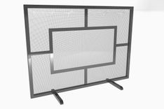 Metal Fireplace Screen (Hadley) 5 small
