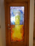 Fused glass door panels 1 small