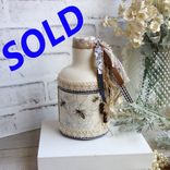 Large Honey Jar Rustic Honey Pot Bee Decorative Jug 1 small