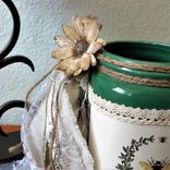 Custom Utensil Jar Storage Canister Vintage Honey Bee 2 small