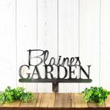 Personalized Metal Garden Name Sign with Ladybug Insect 4 small