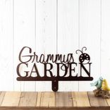 Custom Metal Garden Name Sign with Dragonfly Insect 3 small