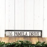 Rectangular Metal Address Sign 5 small