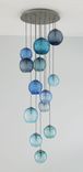 Stella Spunblown Glass Cascading Entryway Chandelier 3 small
