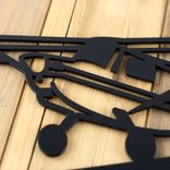 Personalized Metal House Number Sign with Airplane 2 small