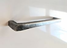 Cabinet Pull 3/8", Drawer Handles, Hand Forged Hammered Cabinet Hardware, Custom Modern Rustic Industrial Farmhouse Pull, Kitchen Cabinets 1 small