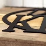 Personalized Oval Couples First & Last Names Metal Sign, Hanging Custom Script Family Name Steel Plaque, 11 Year Wedding Anniversity Gift 4 small