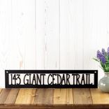 Last Name Sign for Wall, Address Sign for House, Roses, Metal Signs Personalized Outdoor, Yard Signs Personalized 4 small