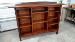 Small bookcase with adjustable shelves and drawer 1 small