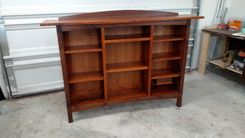 Small bookcase with adjustable shelves and drawer 2 small