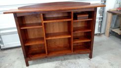 Small bookcase with adjustable shelves and drawer 3 small