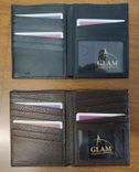 Bifold Credit Card Holder / Wallet. Made in Italy 3 small