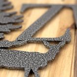 Rustic Personalized Family Last Name Metal Sign, Whitetail Doe Deer Wildlife Scene Wall Art, Custom Hunting Lodge Steel Outdoor Plaque 4 small