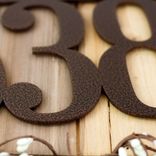 Personalized Metal House Number Sign with Airplane 4 small