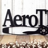 Custom Airplane Propeller Metal Last Name Plaque for Aircraft Hangar 3 small