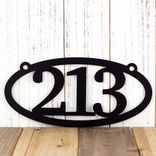 Airplane Propeller Hanging Metal Family Name, Established Year and House Number Sign 4 small