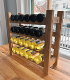 Wooden Wine Rack- Great Gift For Mothers Day & Valentines Day- Perfect Wine Storage 2 small