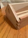 Handmade cherry and maple tool caddy. 4 small