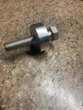 Stainless steel, custom spacers , 304 material.  3 small