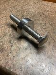 Stainless steel, custom spacers , 304 material.  2 small